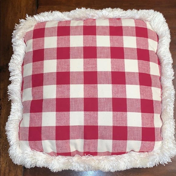 Buffalo plaid decorative pillow 16x16” - Picture 2 of 2